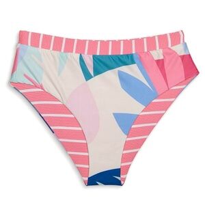 Splendid Reversible Mosaic Palm Bikini Bottom